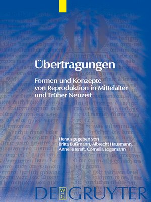 cover image of Übertragungen